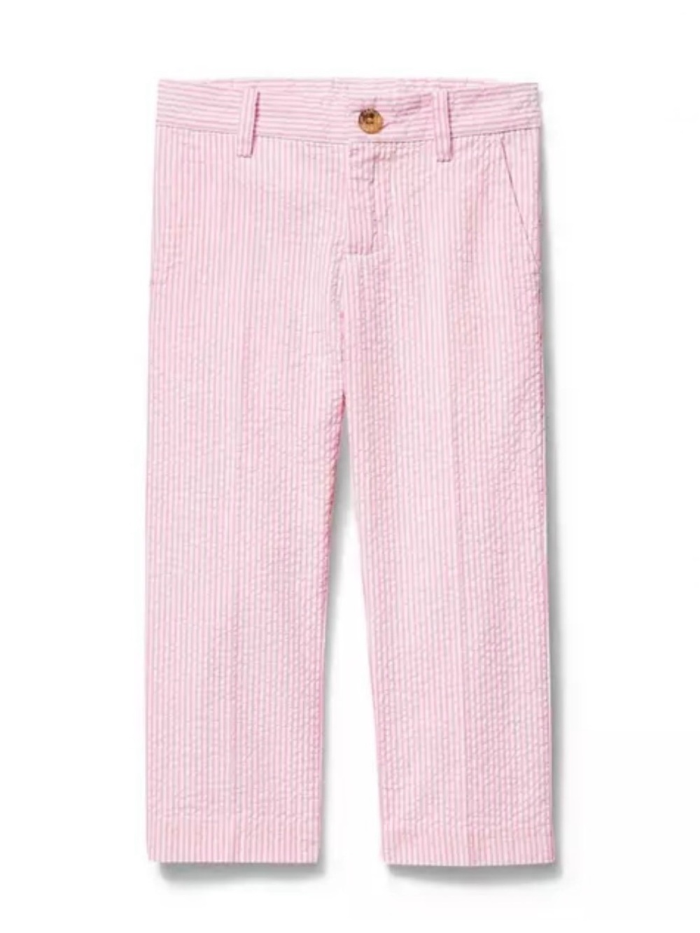 Pink Seersucker Dress Pants